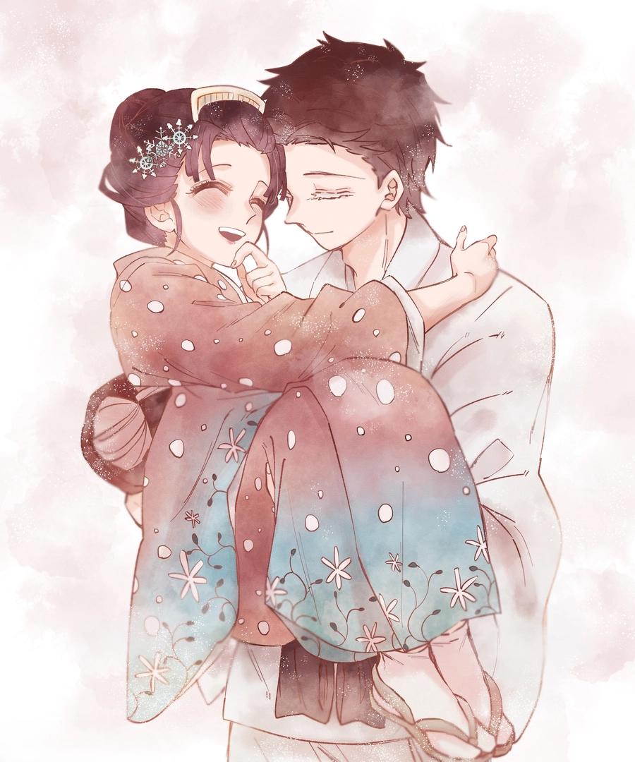ảnh akaza koyuki couple