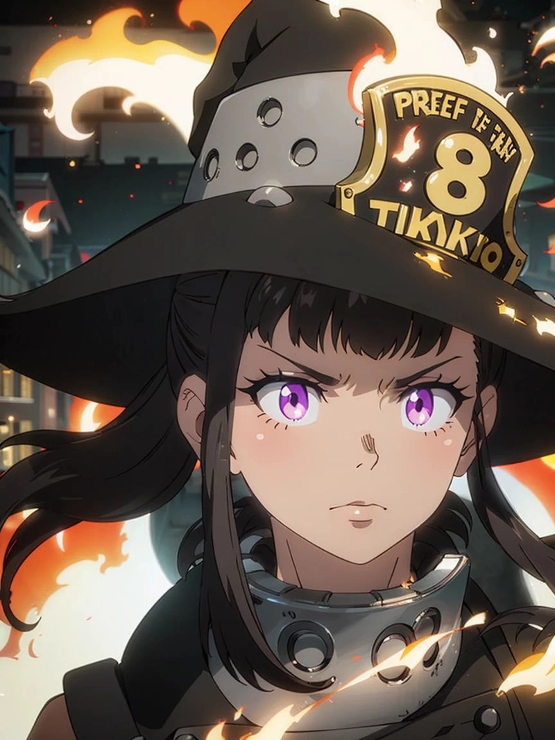hình maki oze từ fire force 