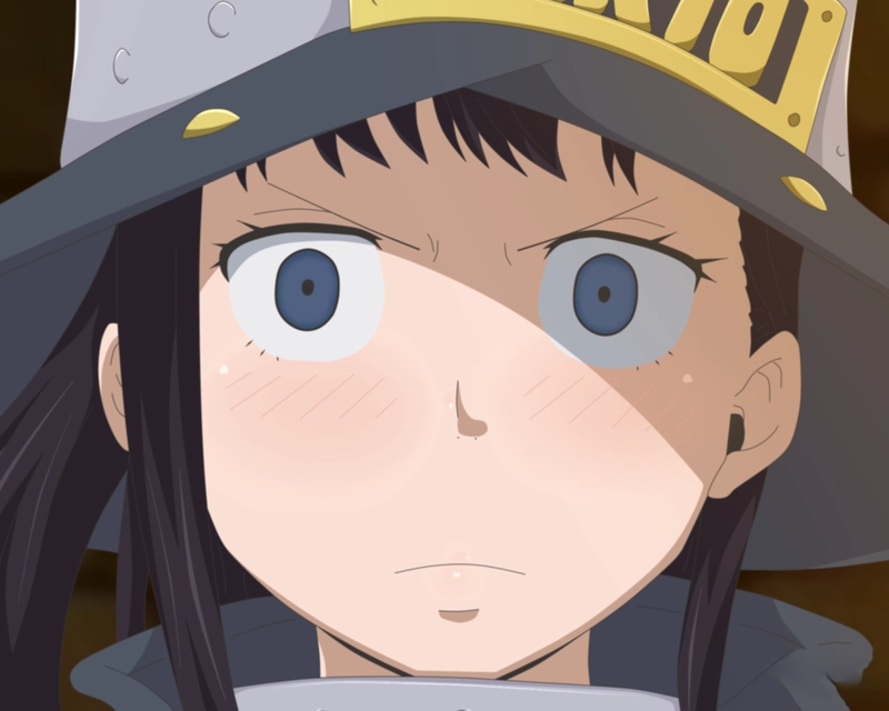 hình ảnh maki oze từ fire force 