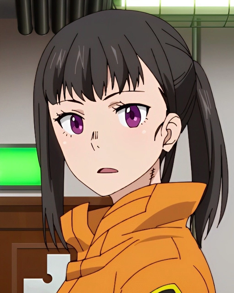 ảnh maki oze anime fire force 