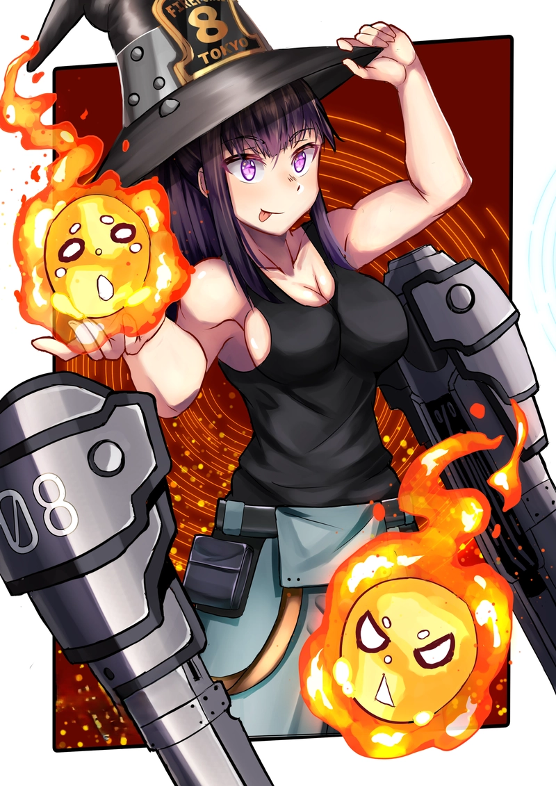 ảnh maki oze fire force 