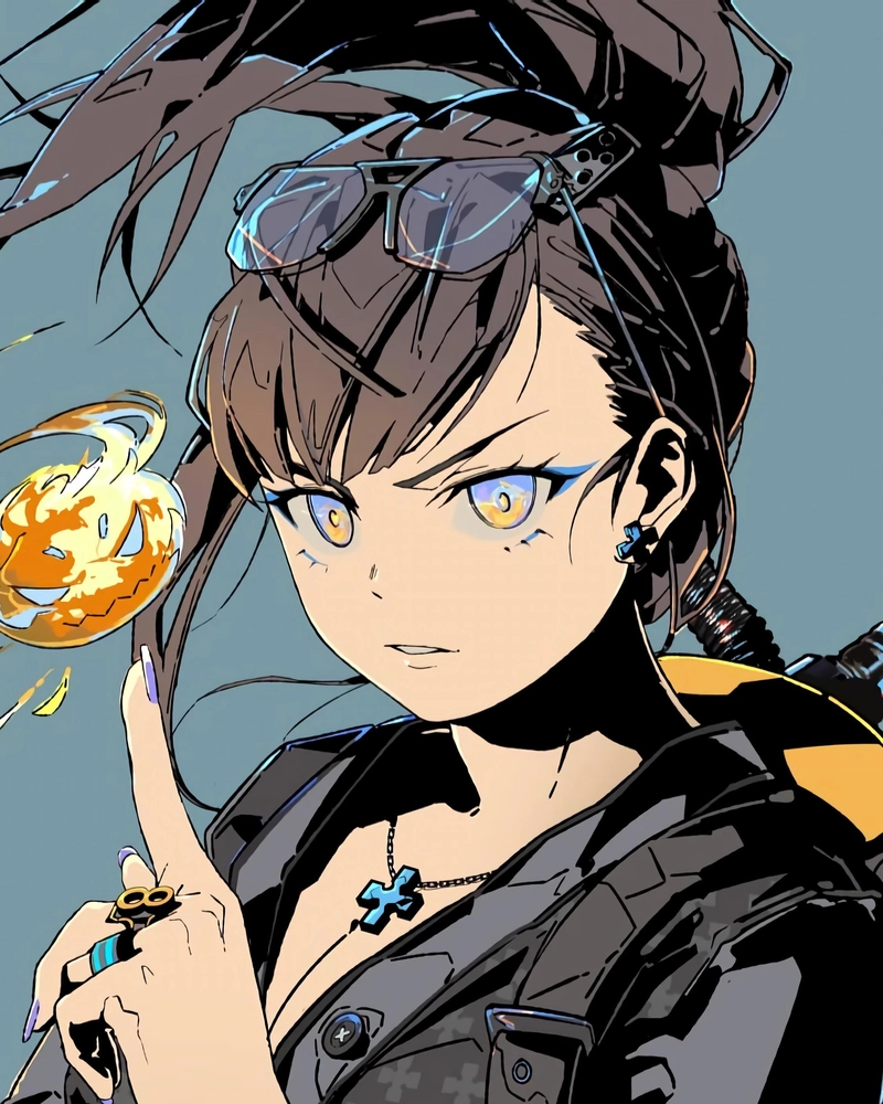 hình maki oze trong cuộc phiêu lưu fire force 
