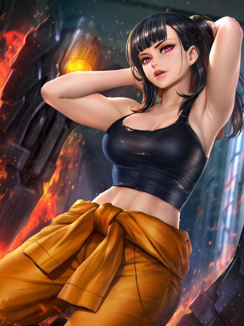ảnh maki oze anime xinh đẹp 