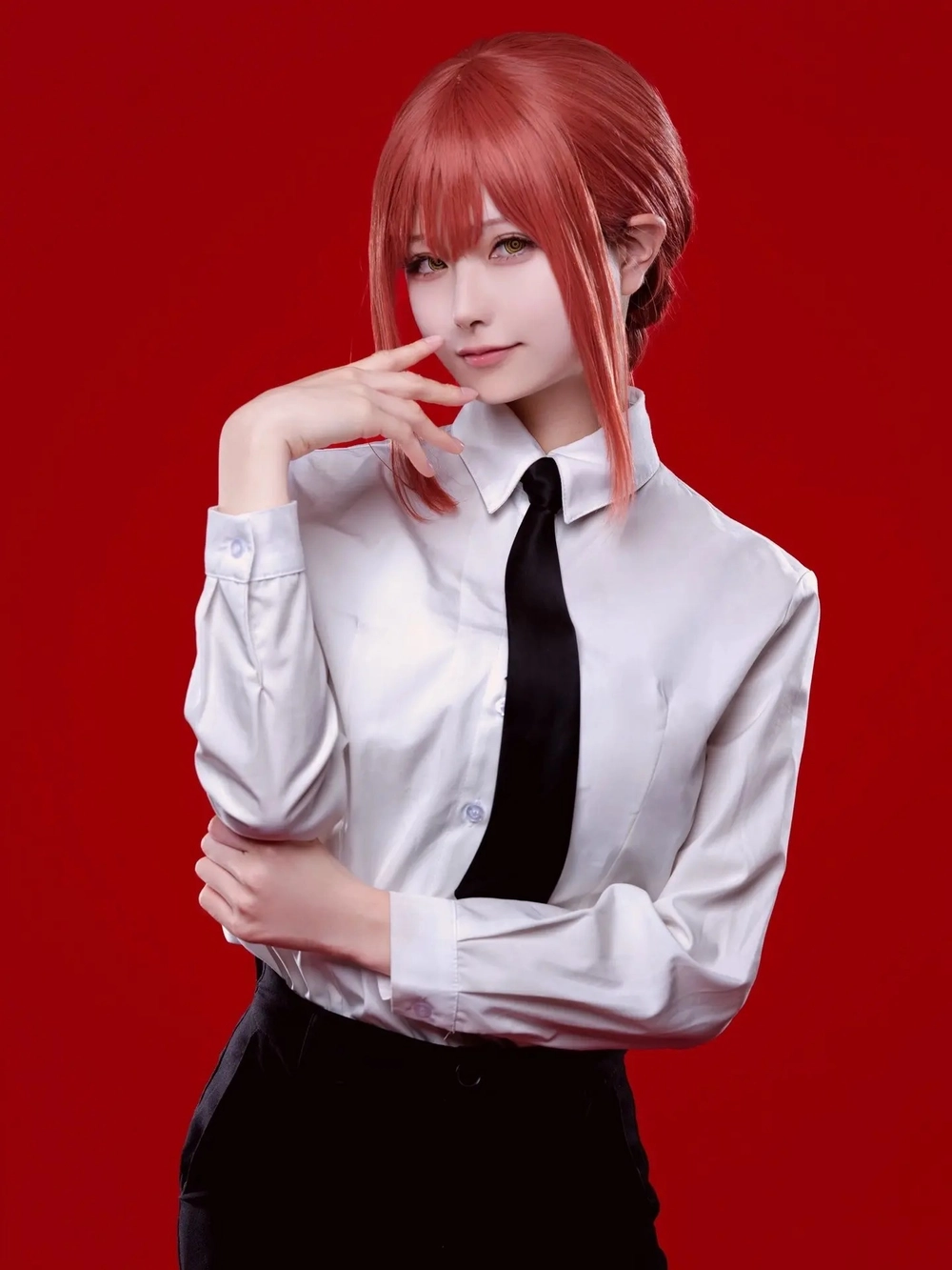 cosplay makima phong cách chainsaw man 