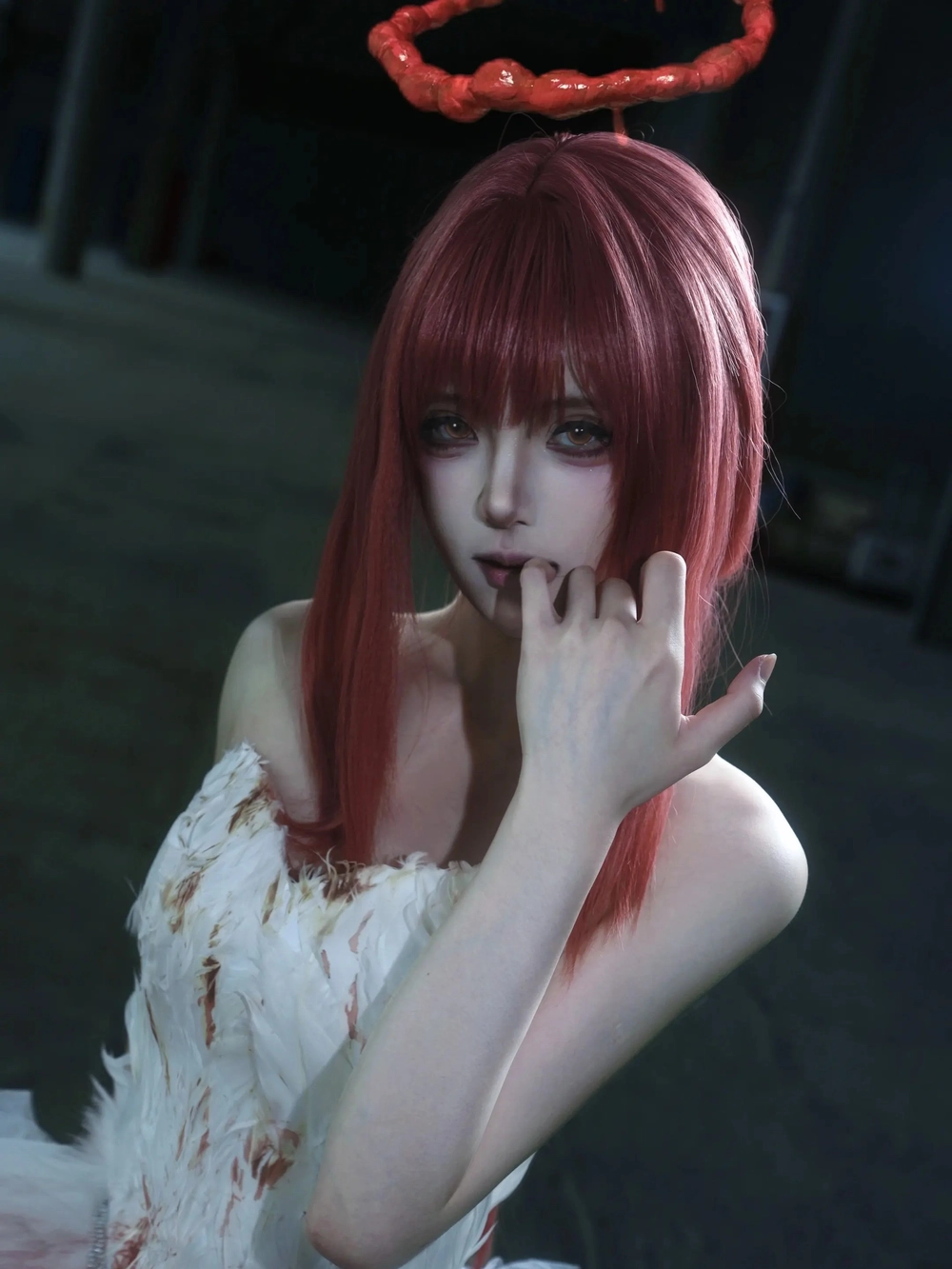 cosplay makima phong cách anime 