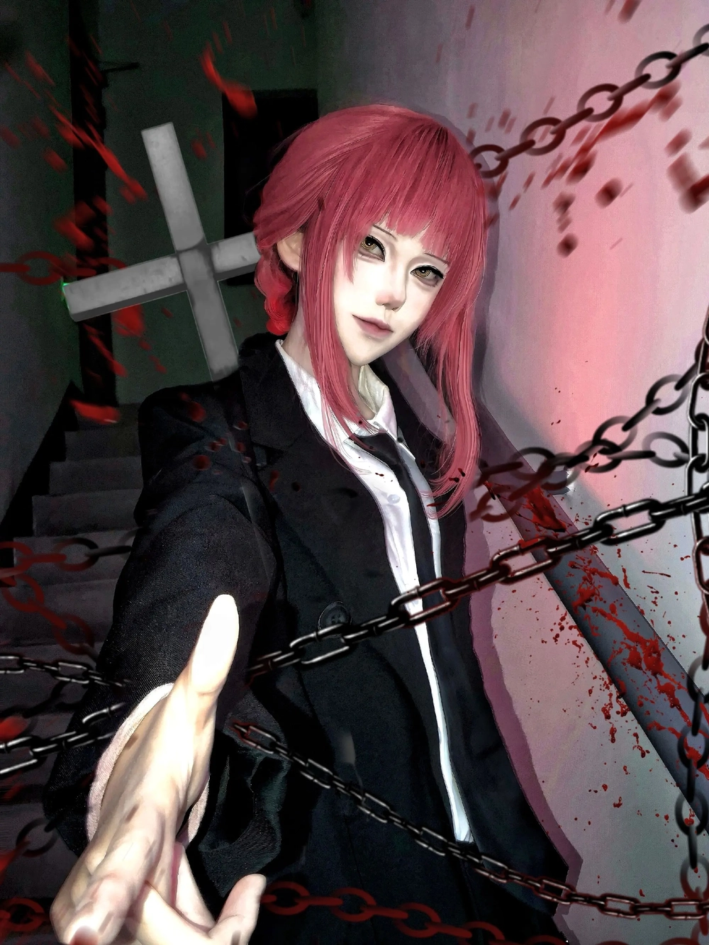 hình cosplay makima cosplay emiru phiên bản cosplay 