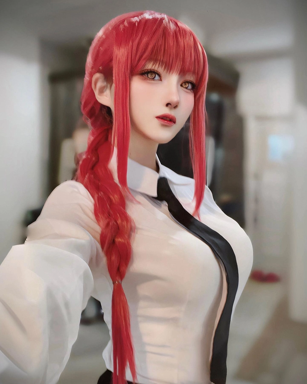 ảnh cosplay makima cosplay phong cách chainsaw 