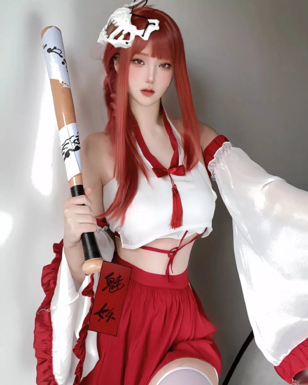 v