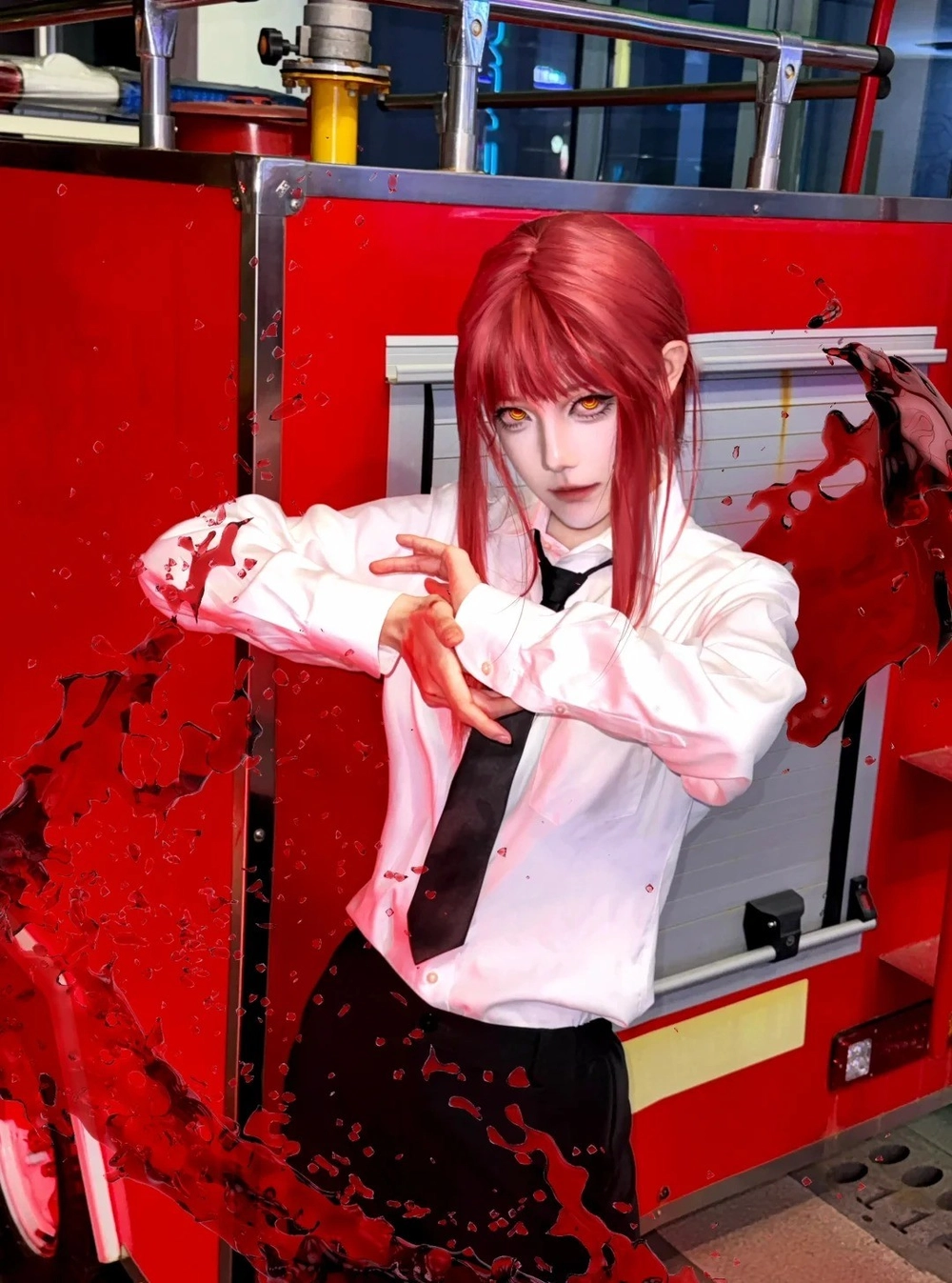 hình cosplay makima sắc nét full hd 