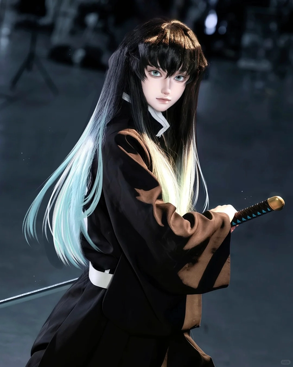 muichiro cosplay 6 múi mạnh mẽ 