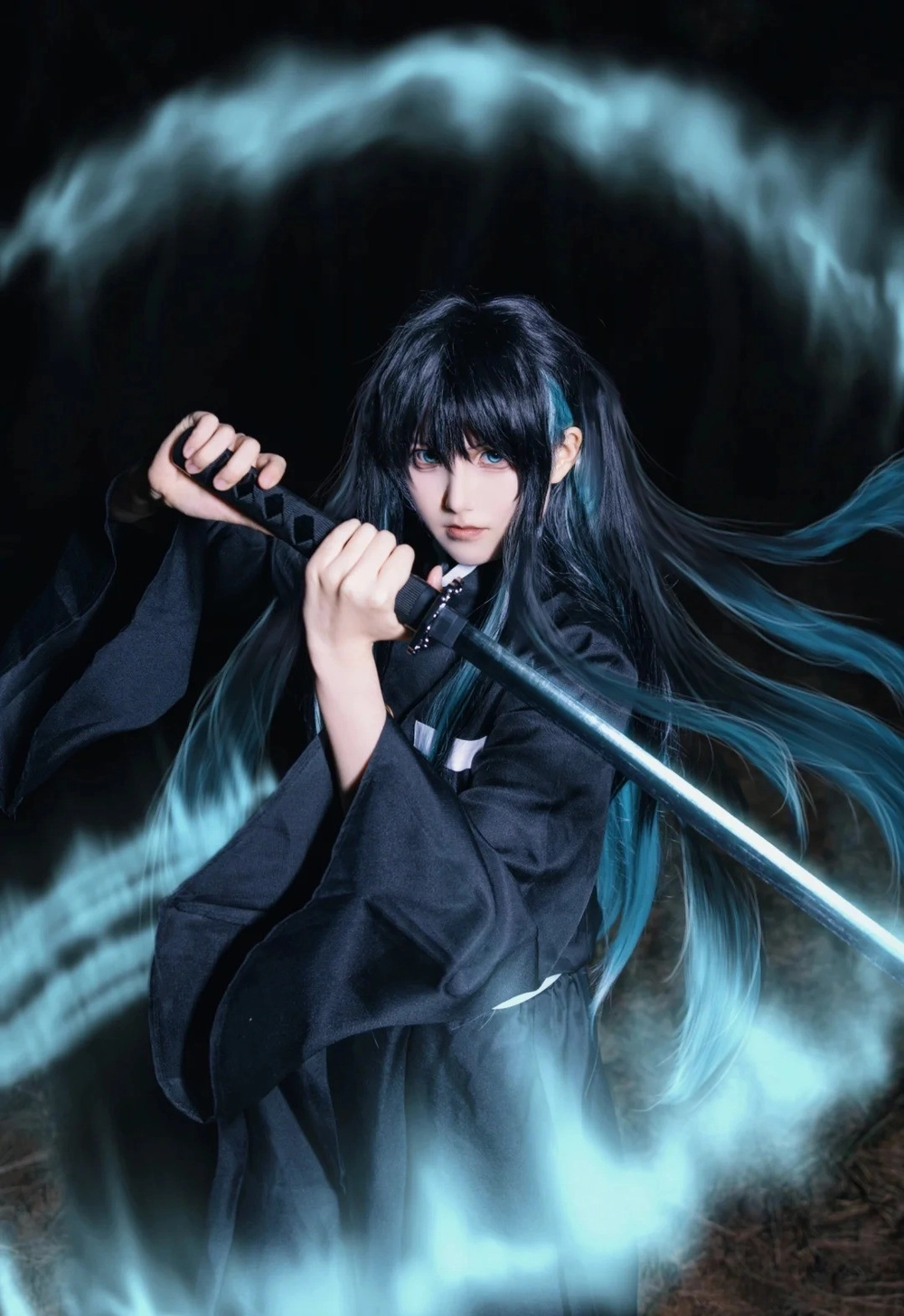 kimetsu no yaiba muichiro cosplay ấn tượng 