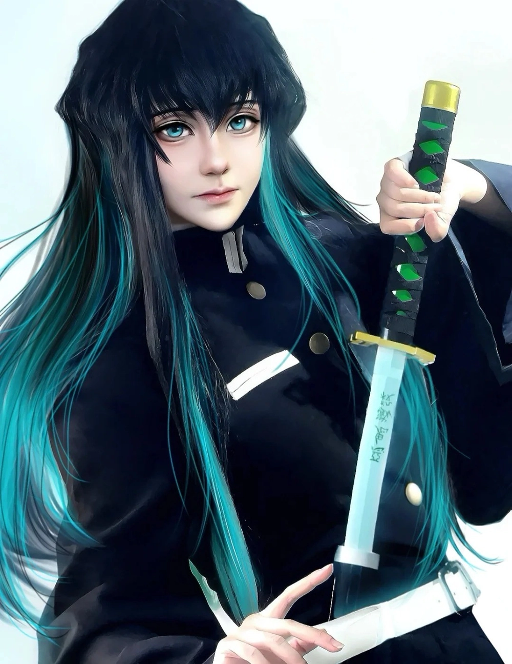 ảnh muichiro tokito cosplay ngầu 4k 