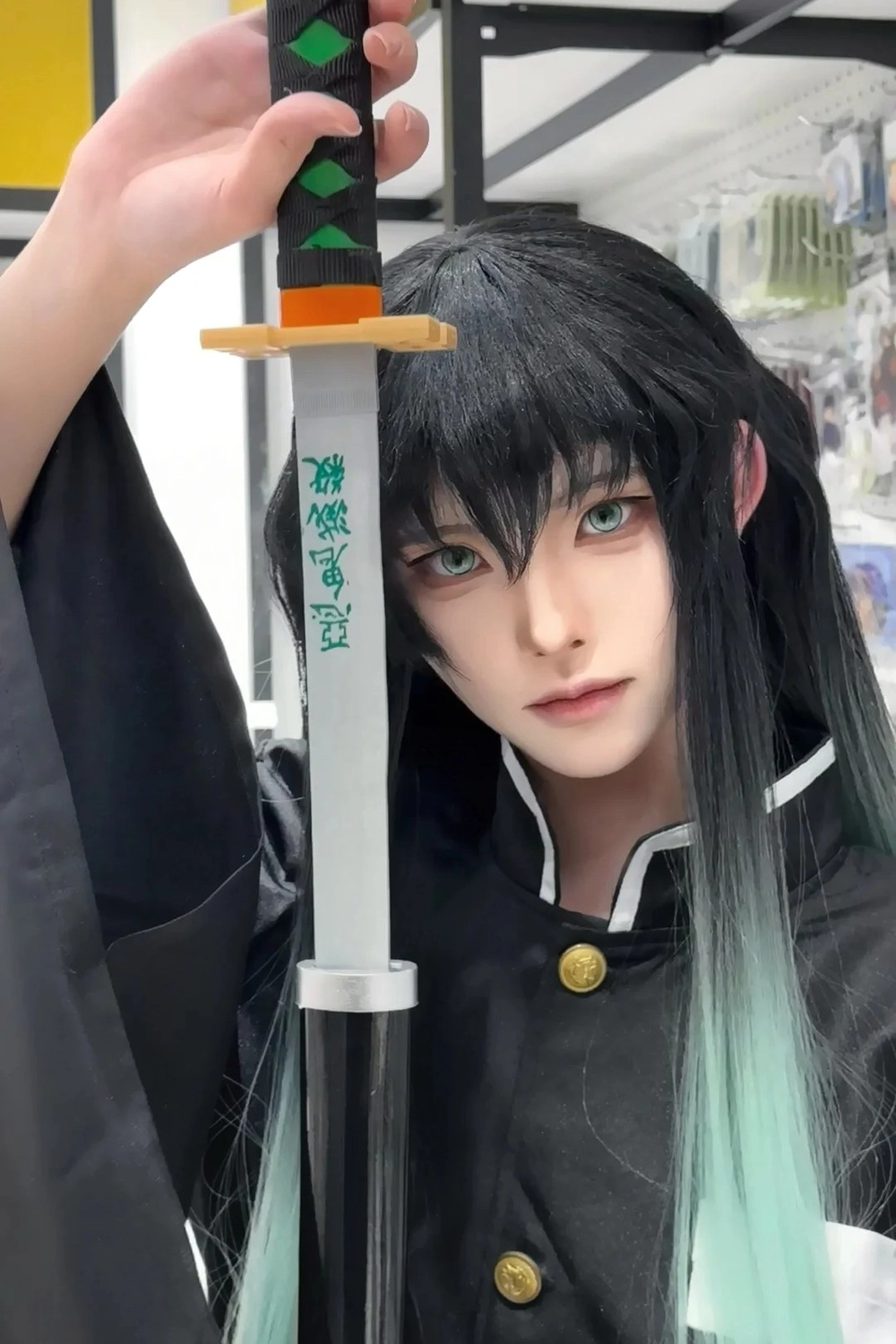 kimetsu no yaiba muichiro cosplay cực hiếm 
