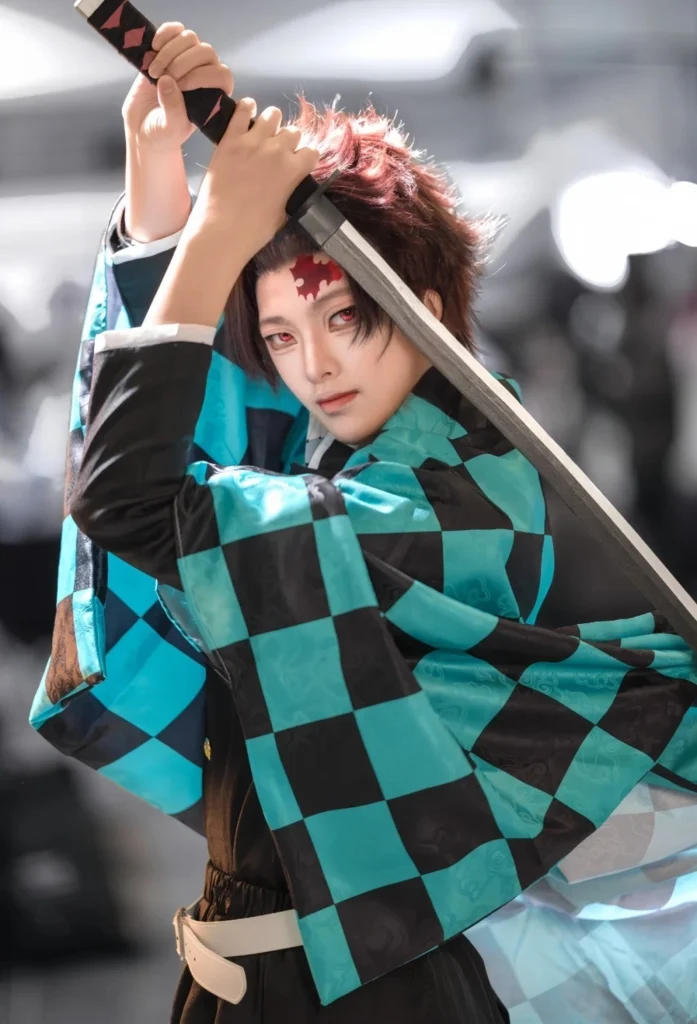 tanjiro kamado cosplay chuẩn anime