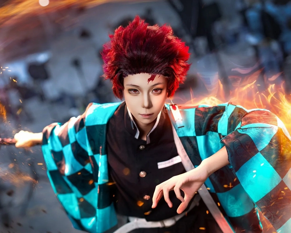 demon slayer tanjiro cosplay full set 
