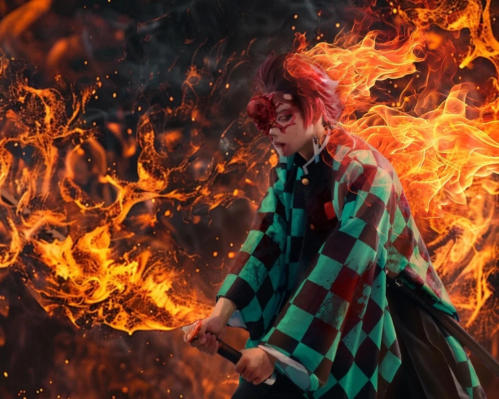 kimetsu no yaiba tanjiro cosplay đẹp 