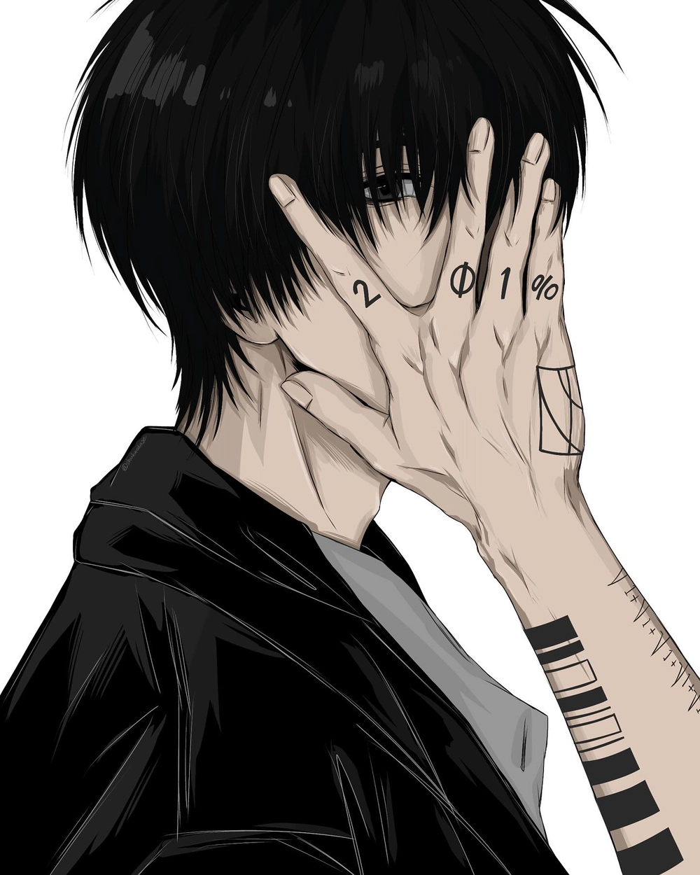 ảnh yoichi nagumo nhìn nghiêng 