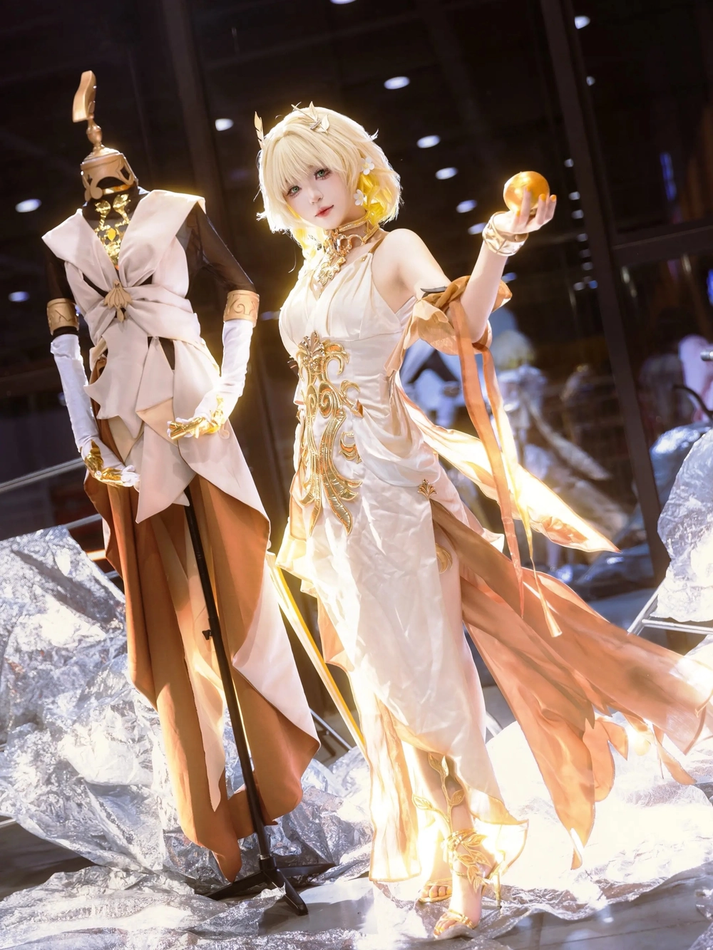 cosplay aglaea honkai wallpaper