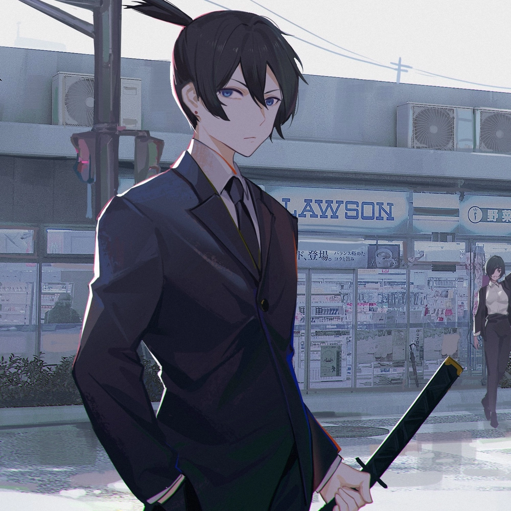 ảnh anime trầm tư aki hayakawa