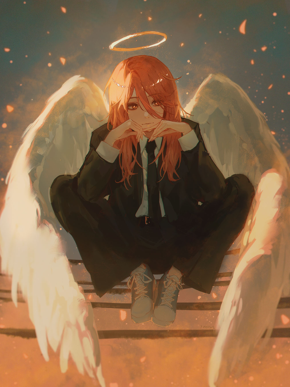 ảnh angel devil nghệ thuật