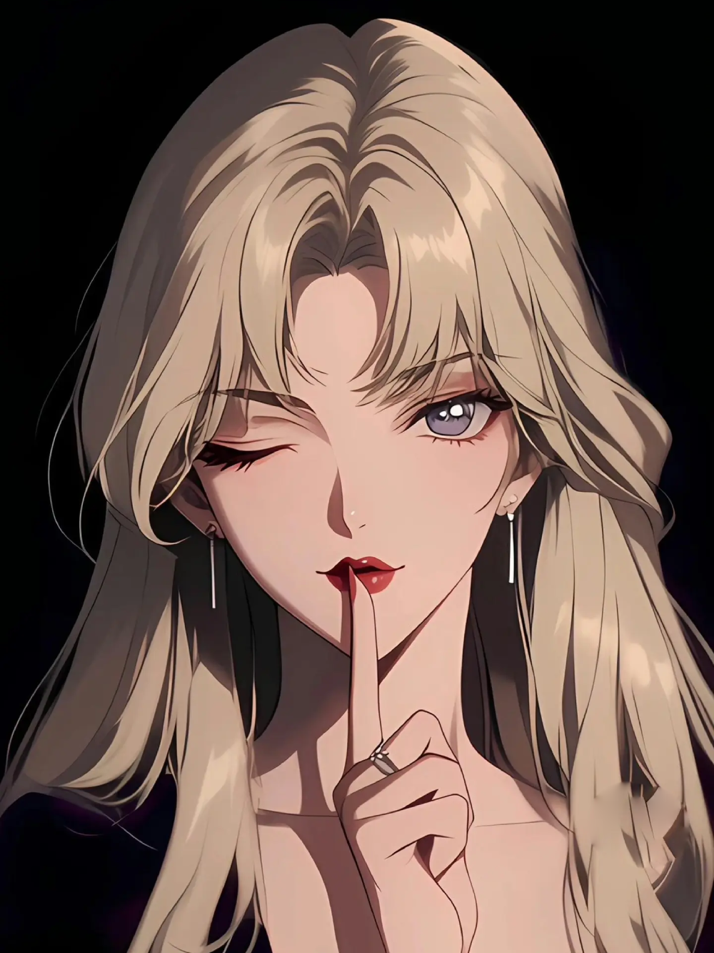 ảnh cô gái anime 4k full HD