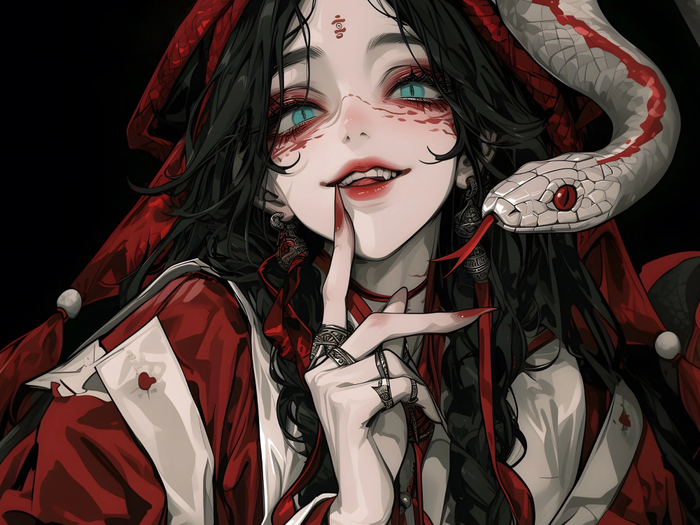 hình gái anime style cool ngầu