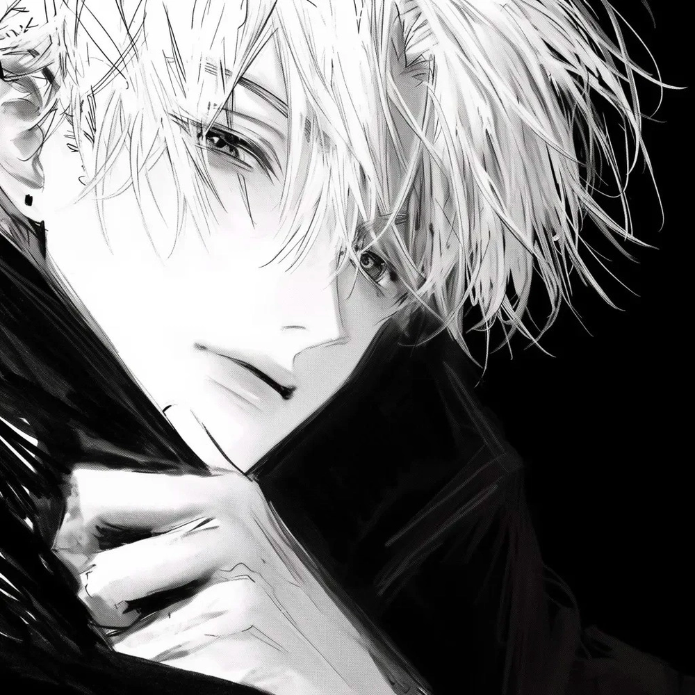 anime nam buồn bã một mình
