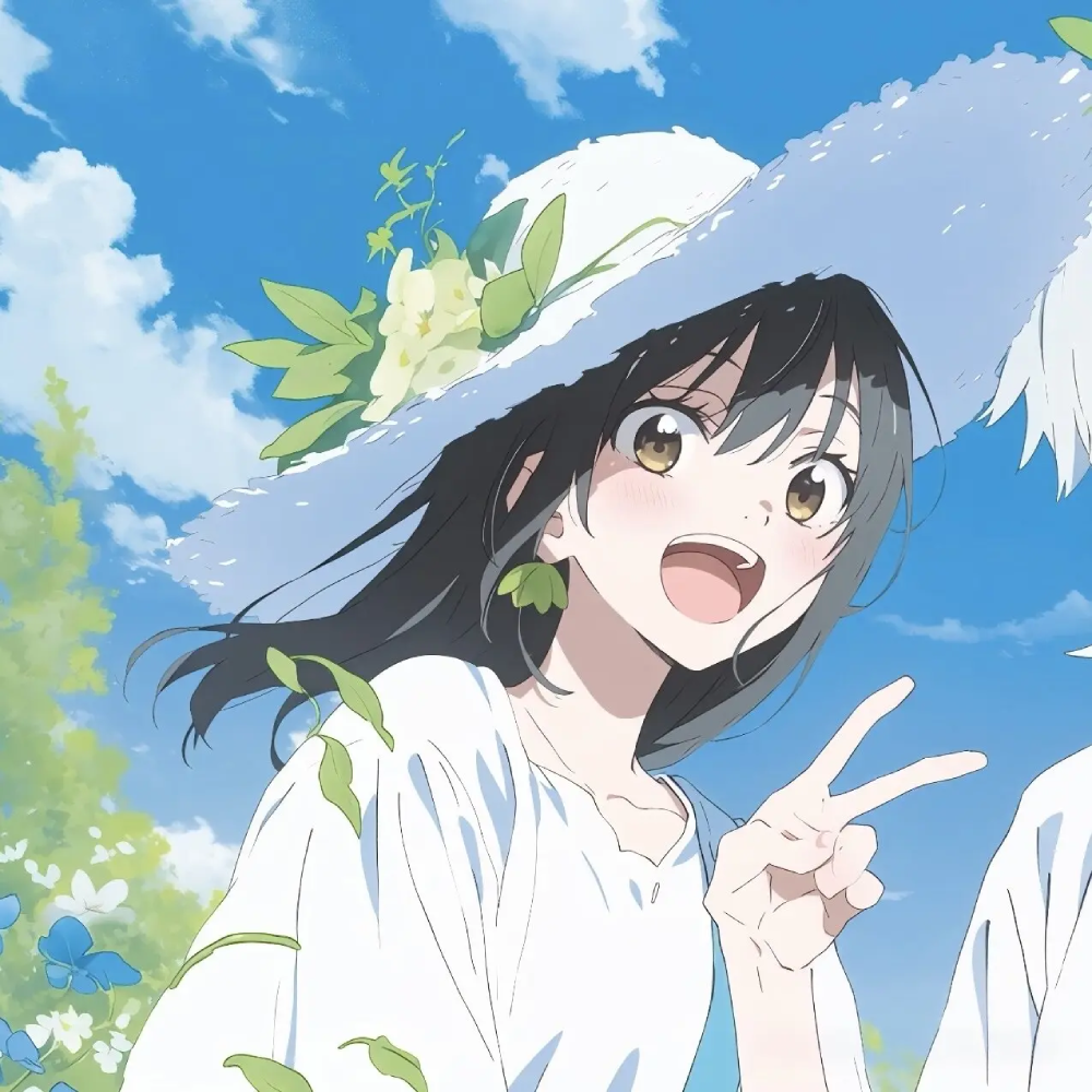 ảnh anime đôi cắt dễ thương