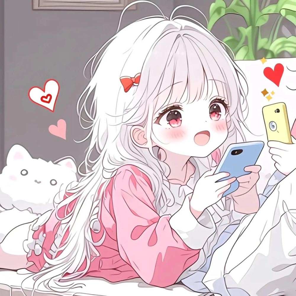ảnh anime đôi chibi đáng yêu cắt