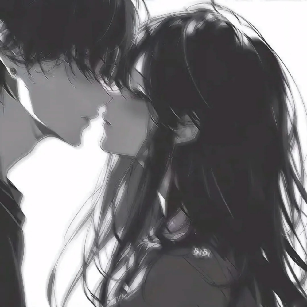 hình anime đôi cute cắt