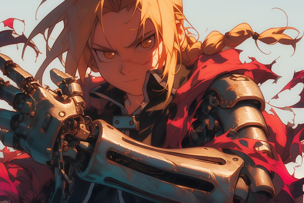 hình edward elric cảnh chiến trường