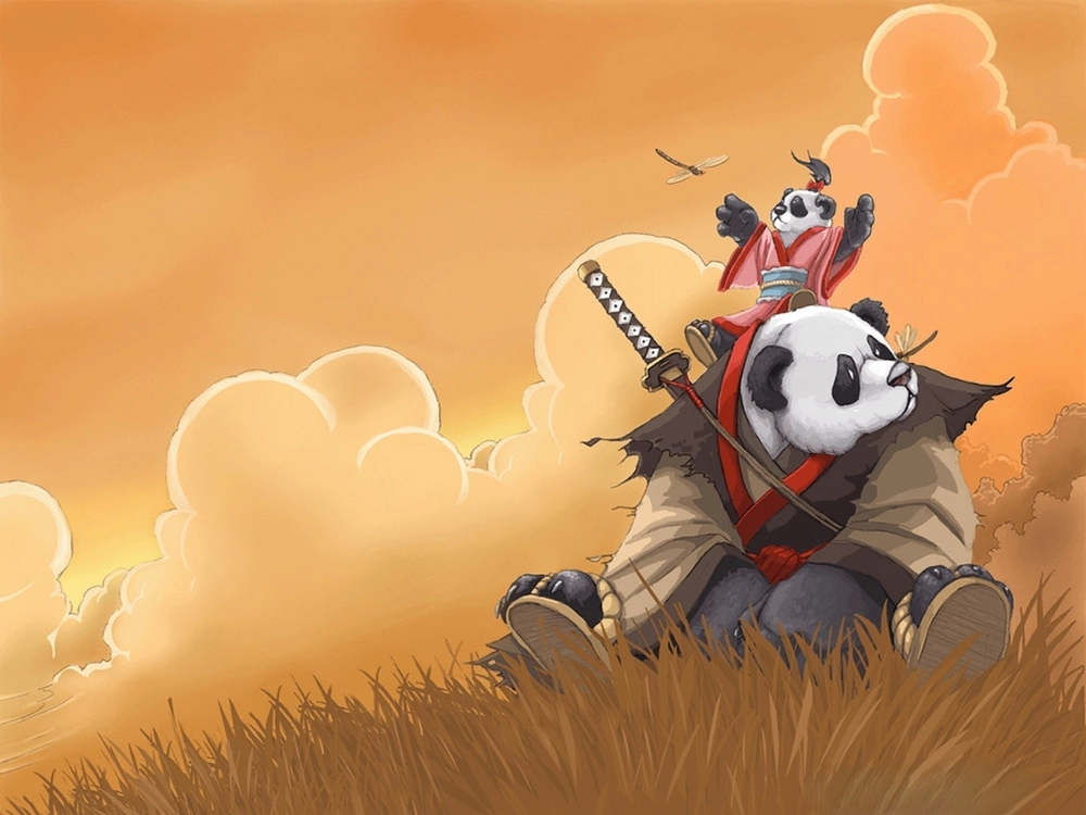 Hình ảnh panda anime chibi cute