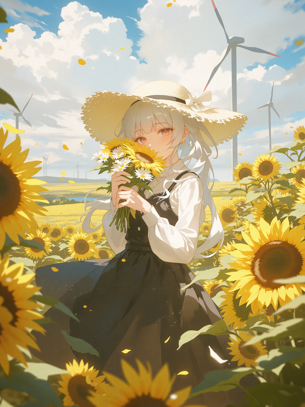 ảnh hoa hướng dương anime nổi bật