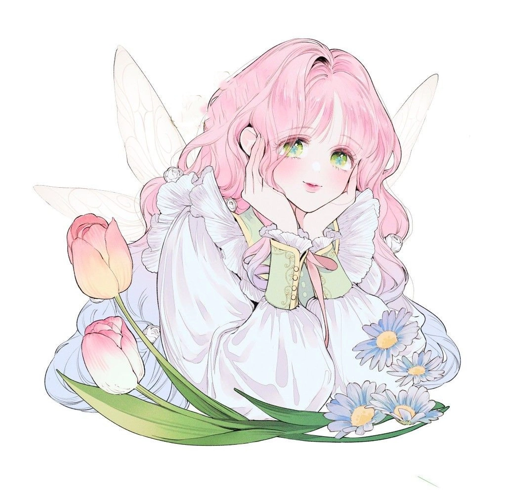 ảnh hoa tulip anime hoạt hình