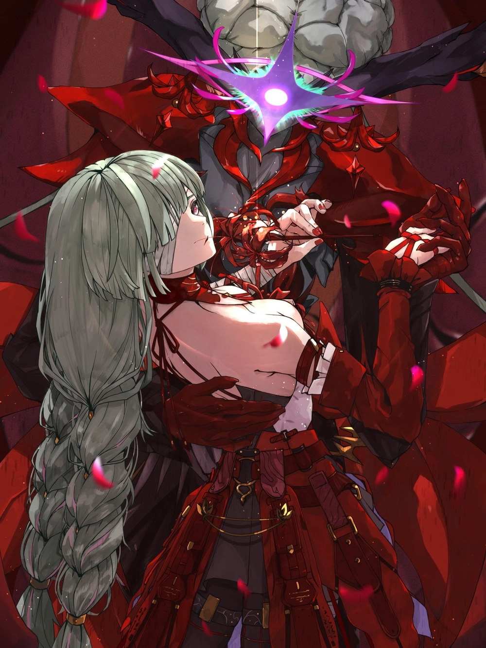 Hình Phrolova Wuthering Waves nền huyền ảo