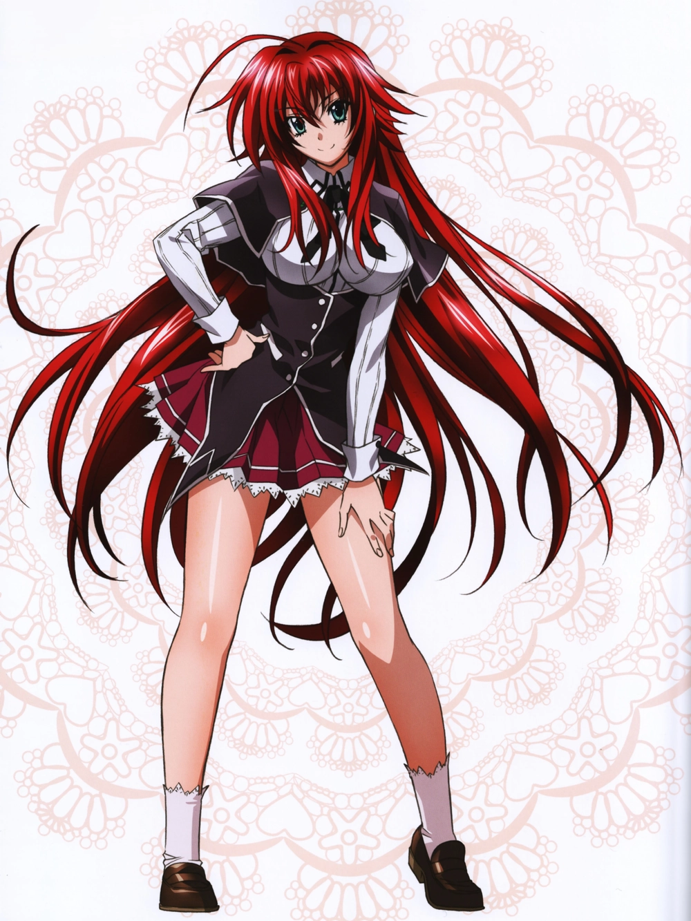 nụ cười rias gremory đáng yêu