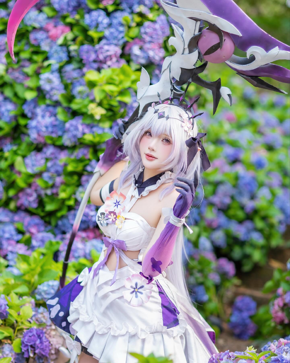 ảnh nhân vật game hsr castorice cosplay