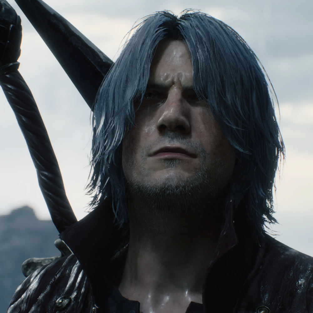 hình devil may cry anime art phong cách tối