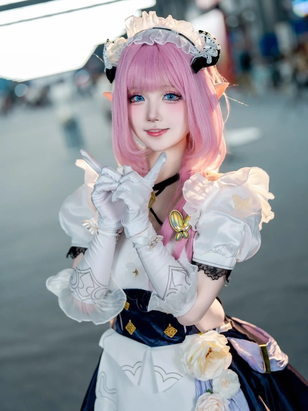 elysia cosplay honkai chuẩn anime