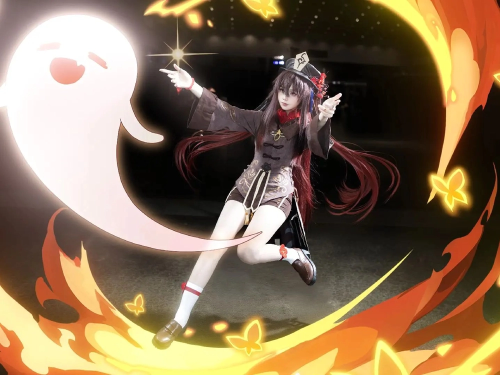 hutao cosplay 4k