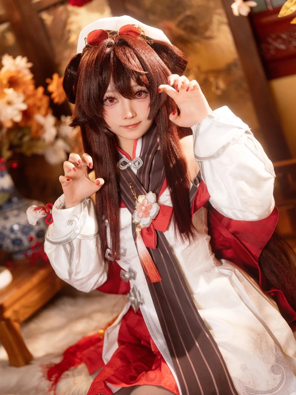 hutao cosplay siêu dễ thương