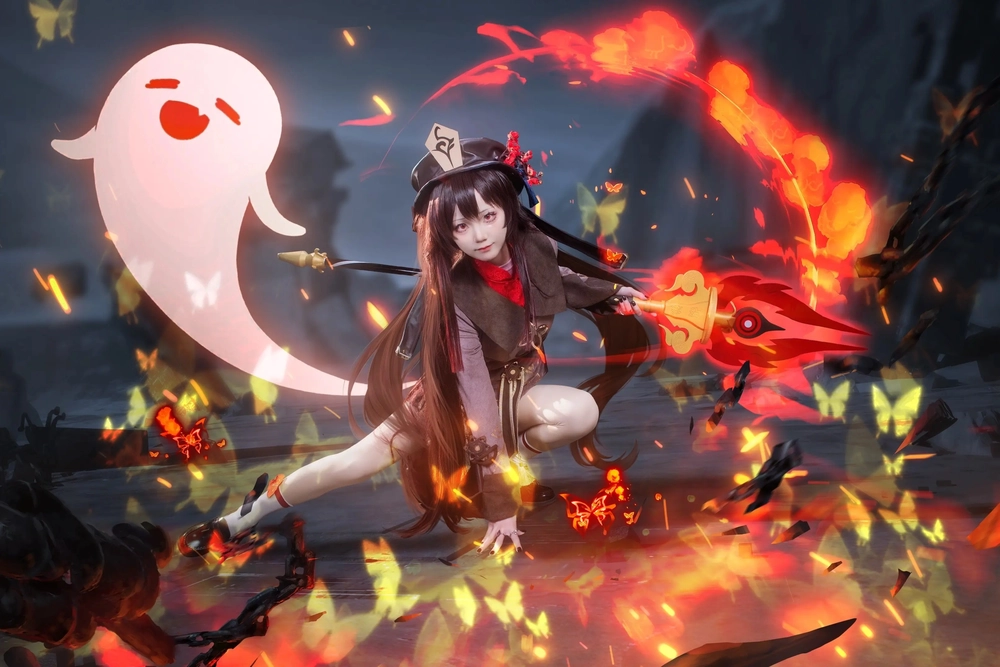 cosplay genshin impact hutao