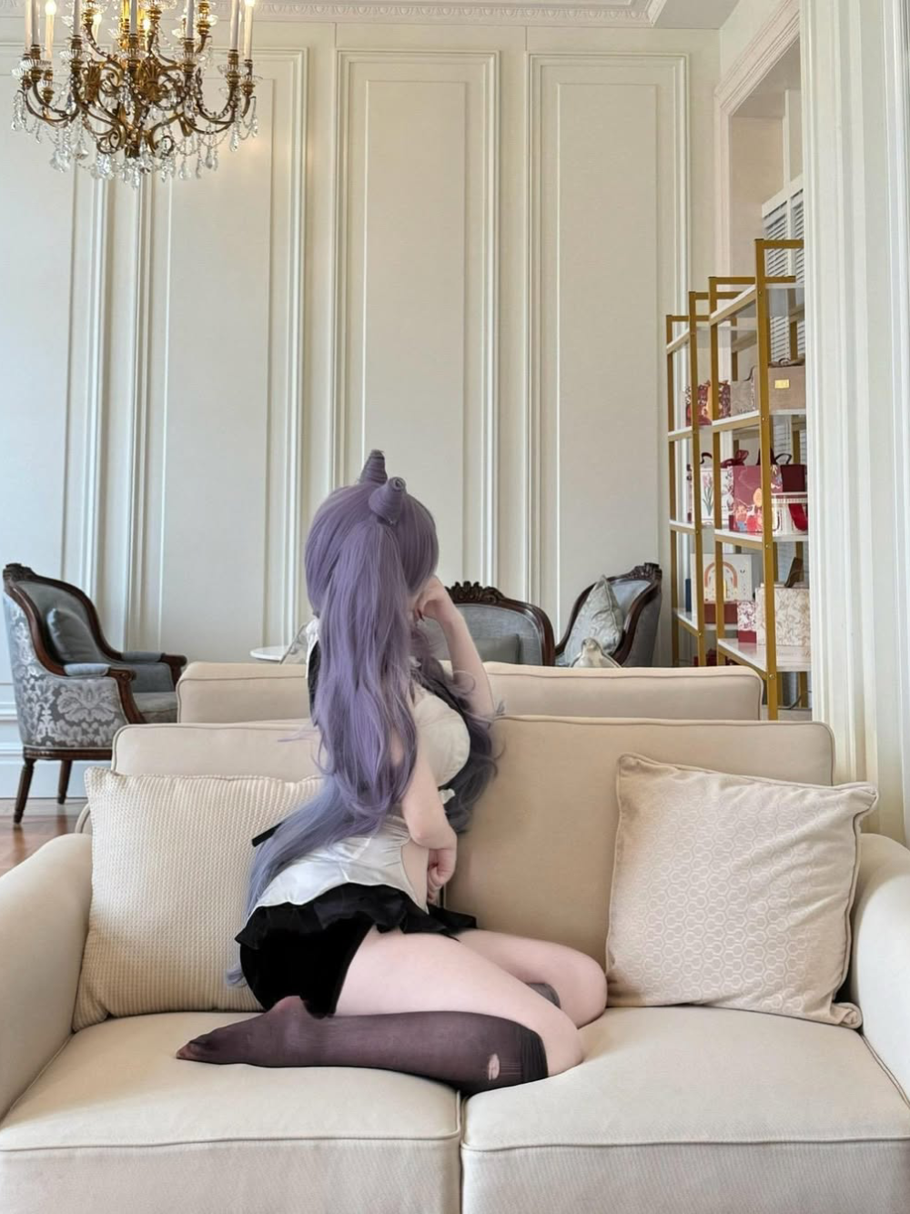 cosplay keqing nghệ thuật