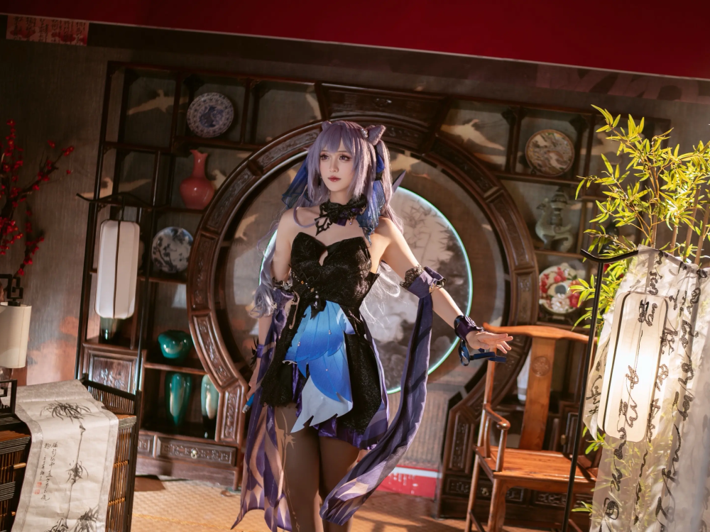 ảnh cosplayer keqing đẹp