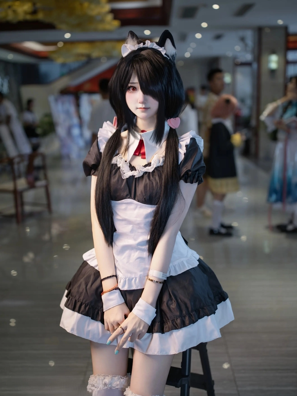 Hình Tokisaki Kurumi cosplay phong cách