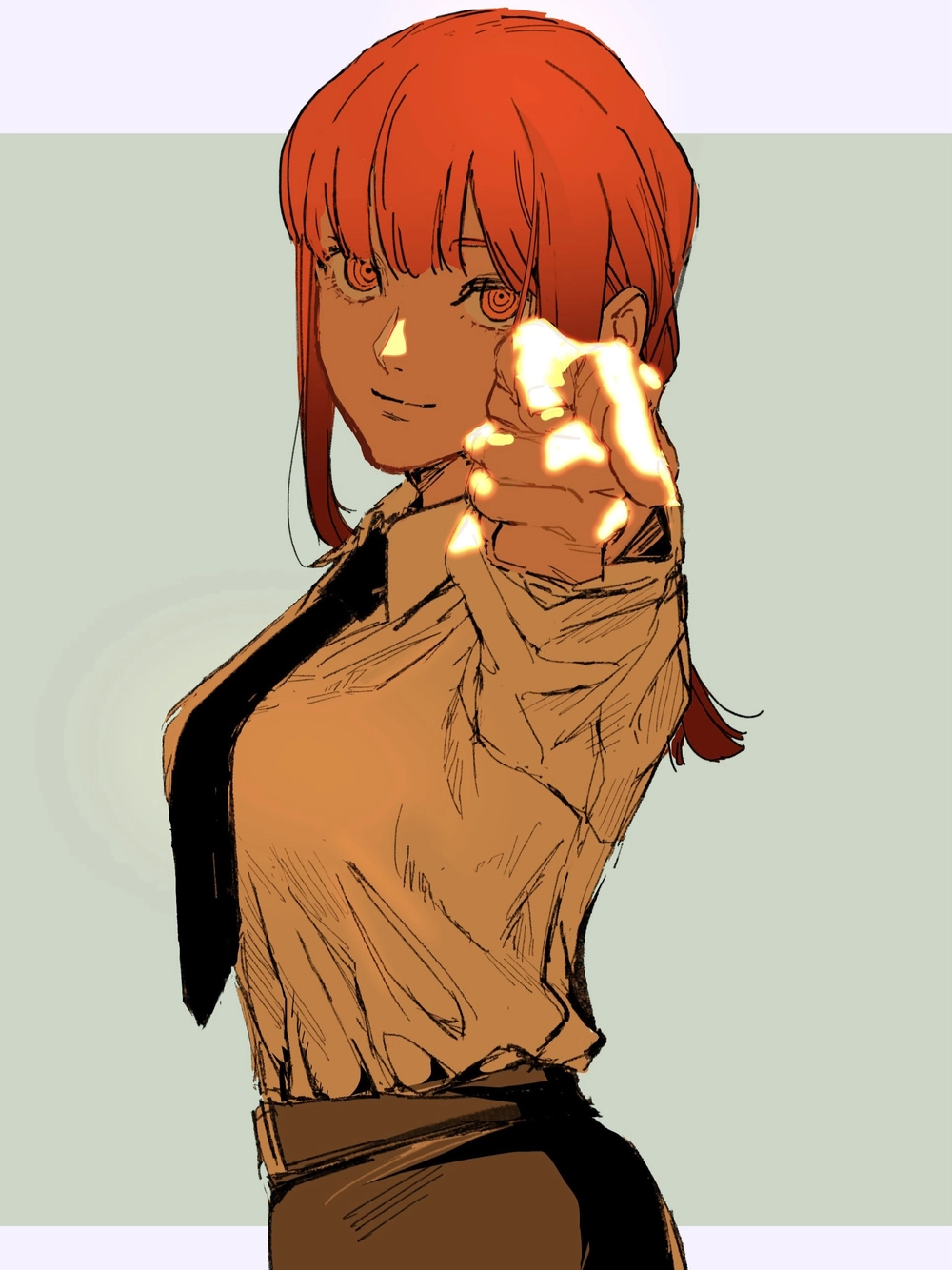 ảnh chainsaw man makima girl sexy