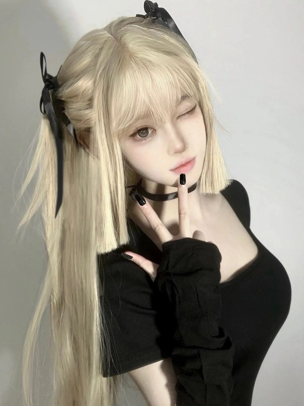 ảnh cosplay misa nữ sinh