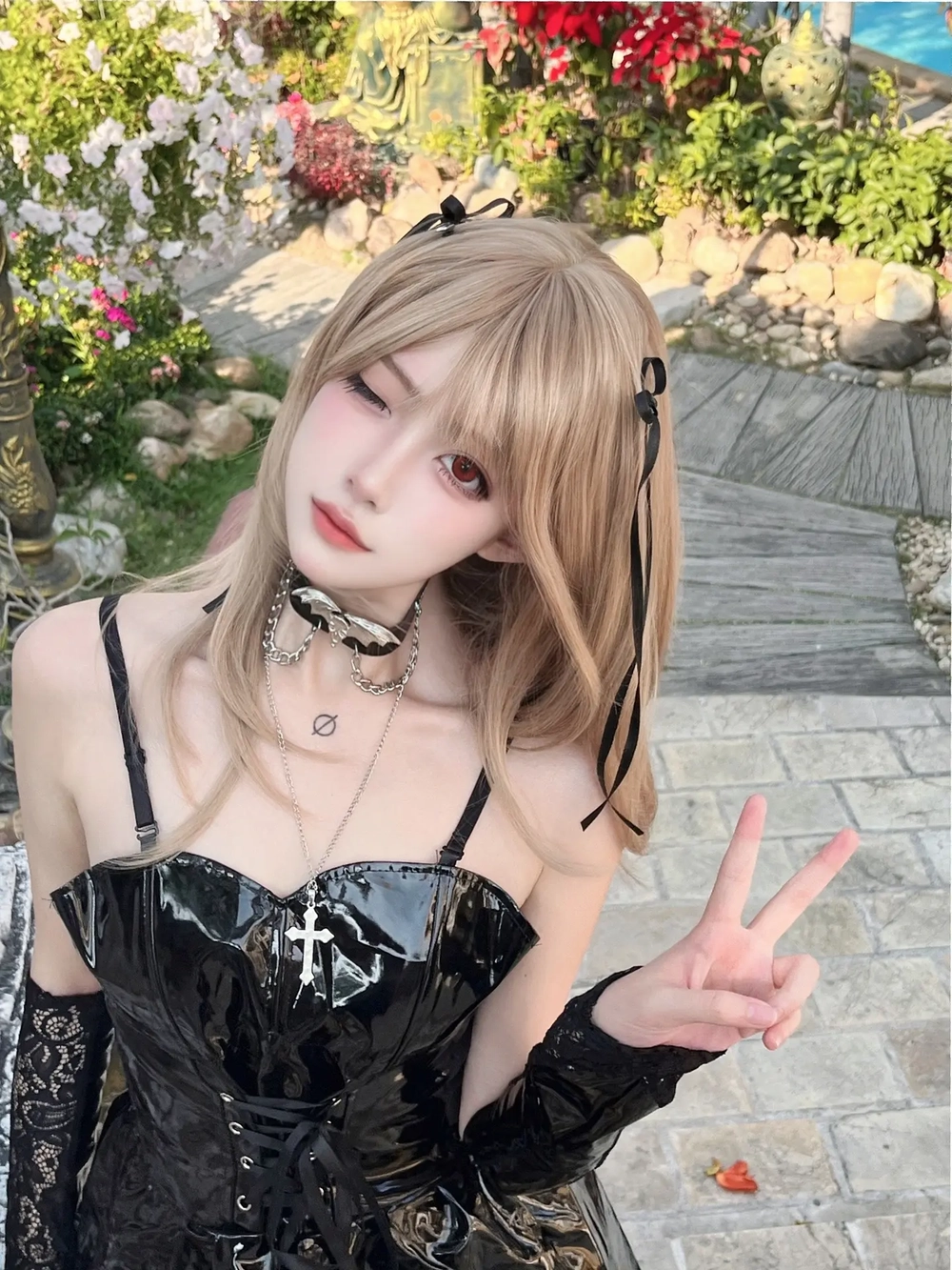 hình ảnh misa death note cosplay xinh đẹp