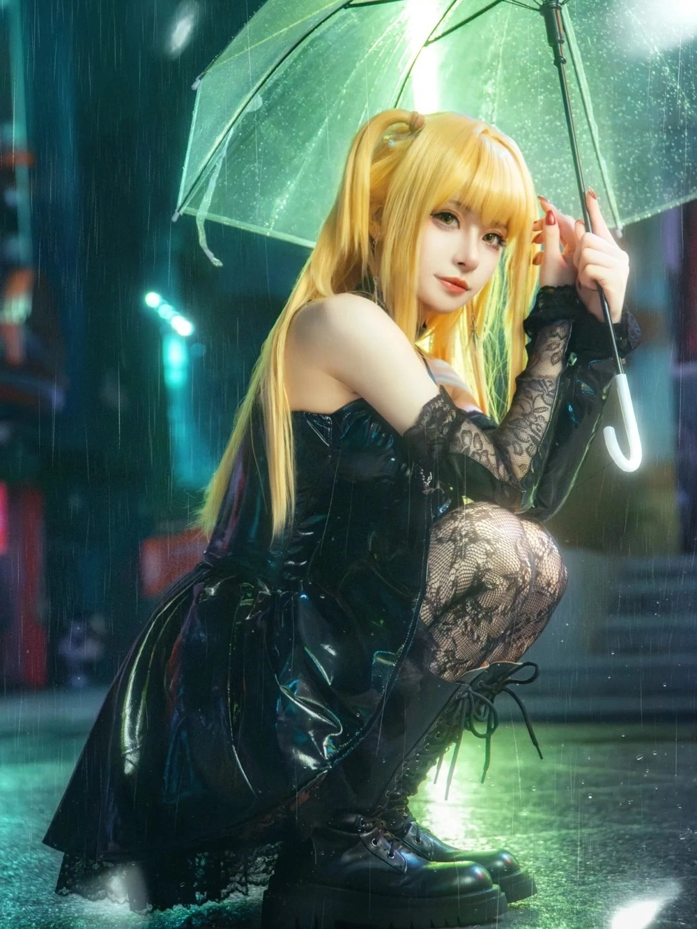 hình cosplay death note misa anime girl