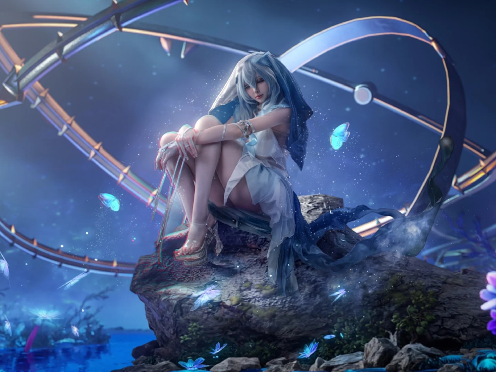 cosplay Shorekeeper Wuthering Waves